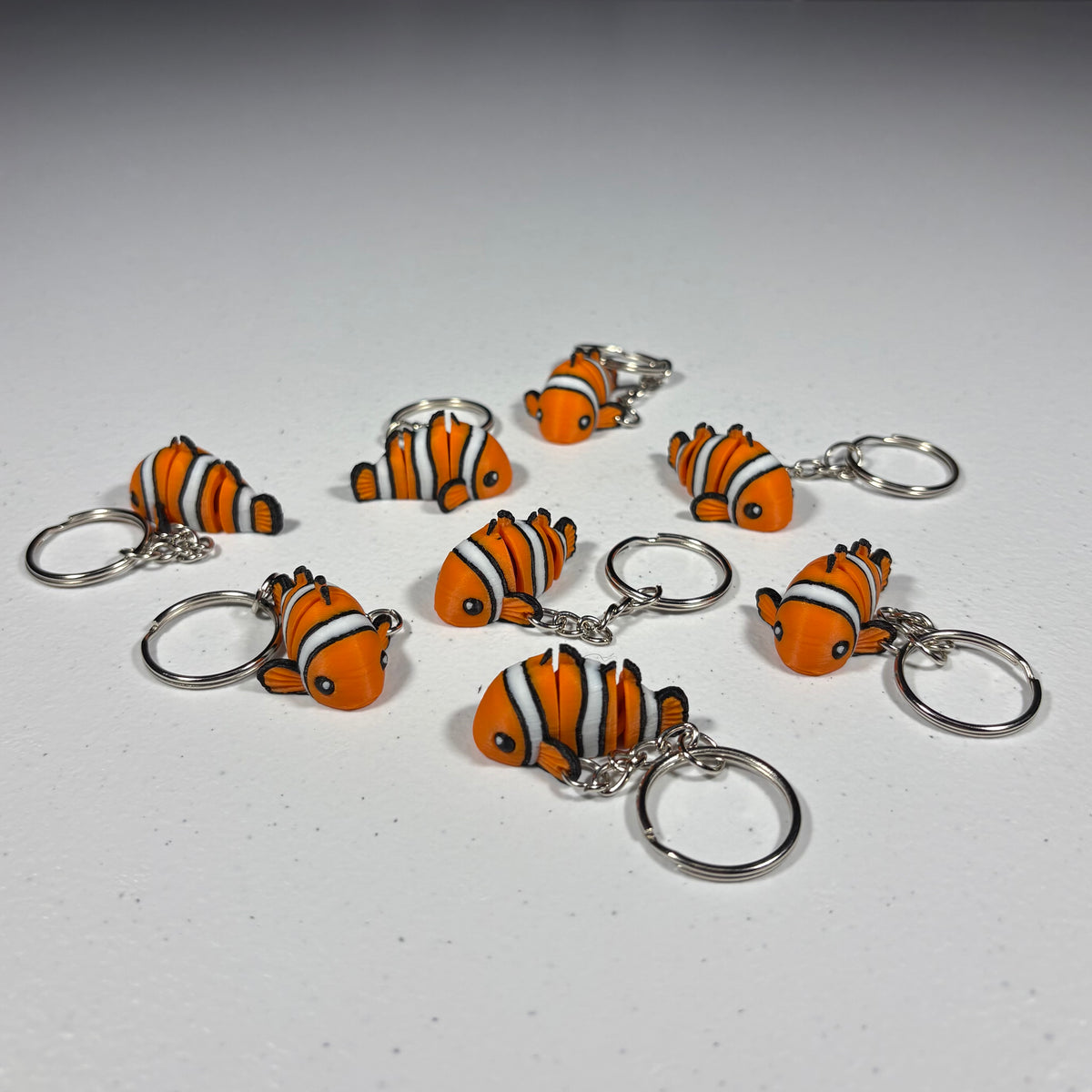 Clownfish Keychain
