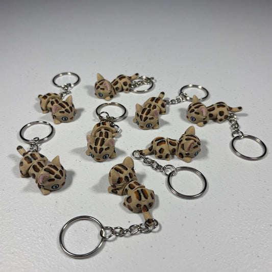 Bengal Cat Keychain