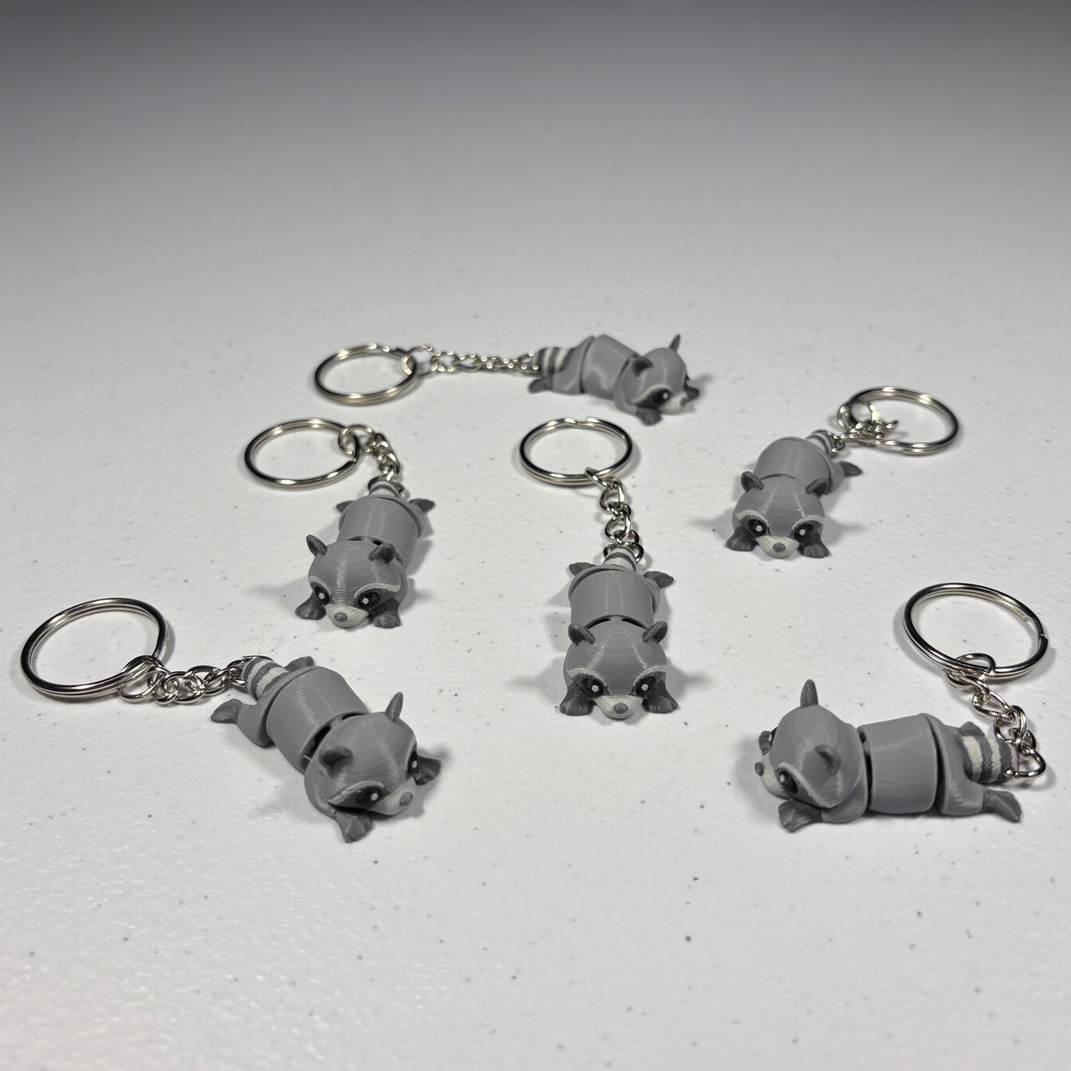 Raccoon Keychain