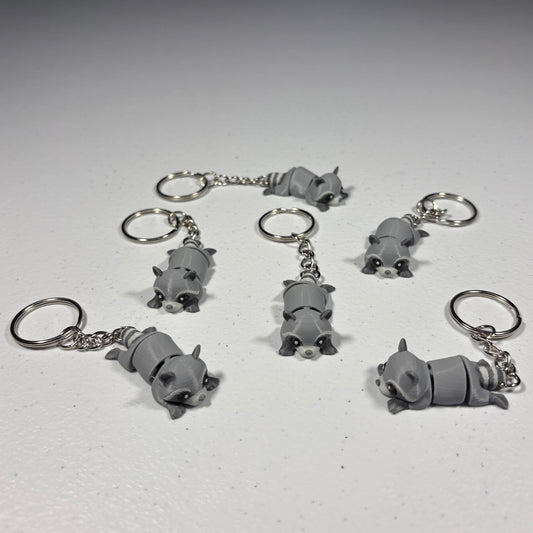 Raccoon Keychain
