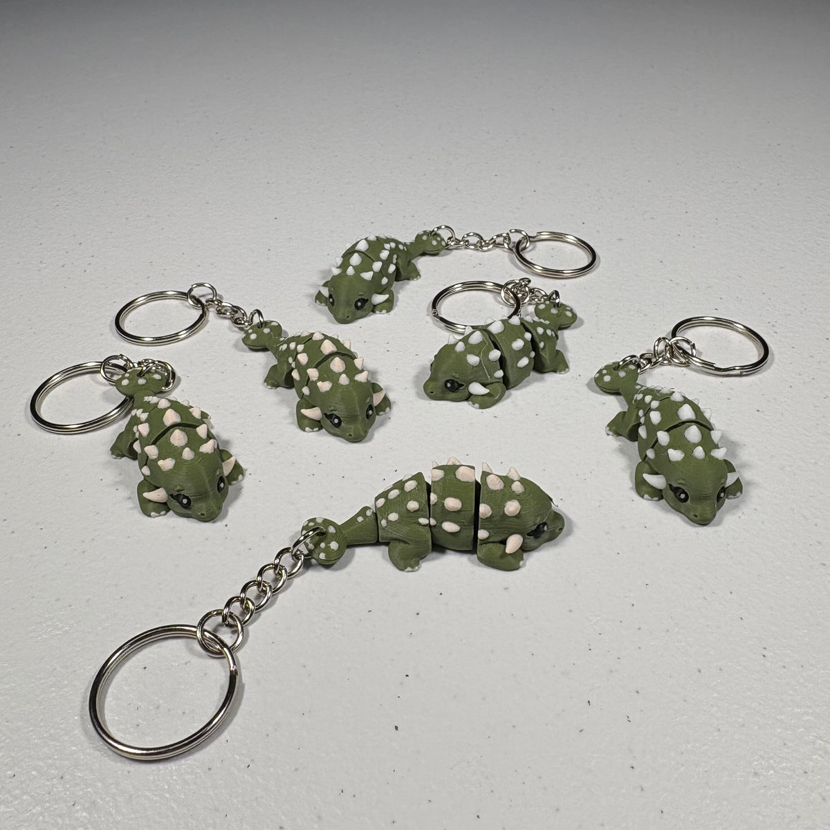 Ankylosaurus Keychain