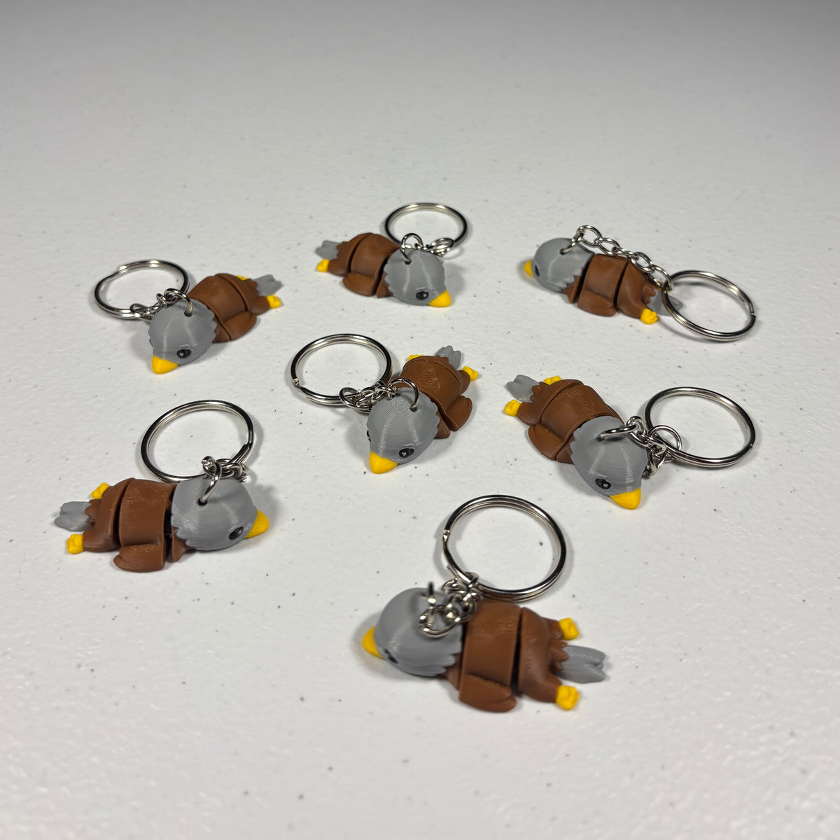 Bald Eagle Keychain