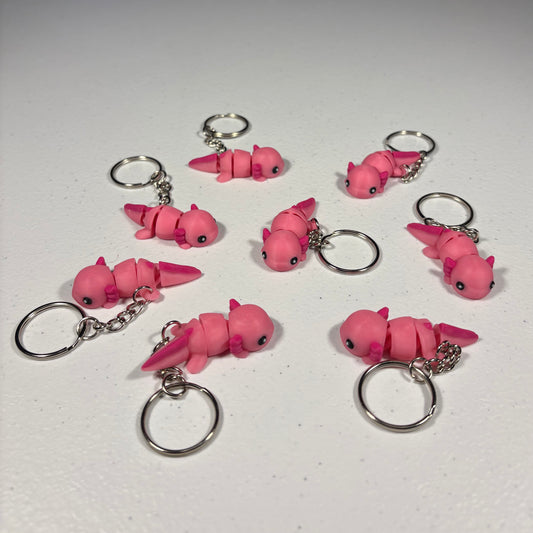 Axolotl Keychain