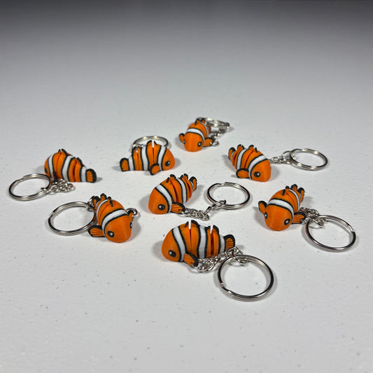 Clownfish Keychain