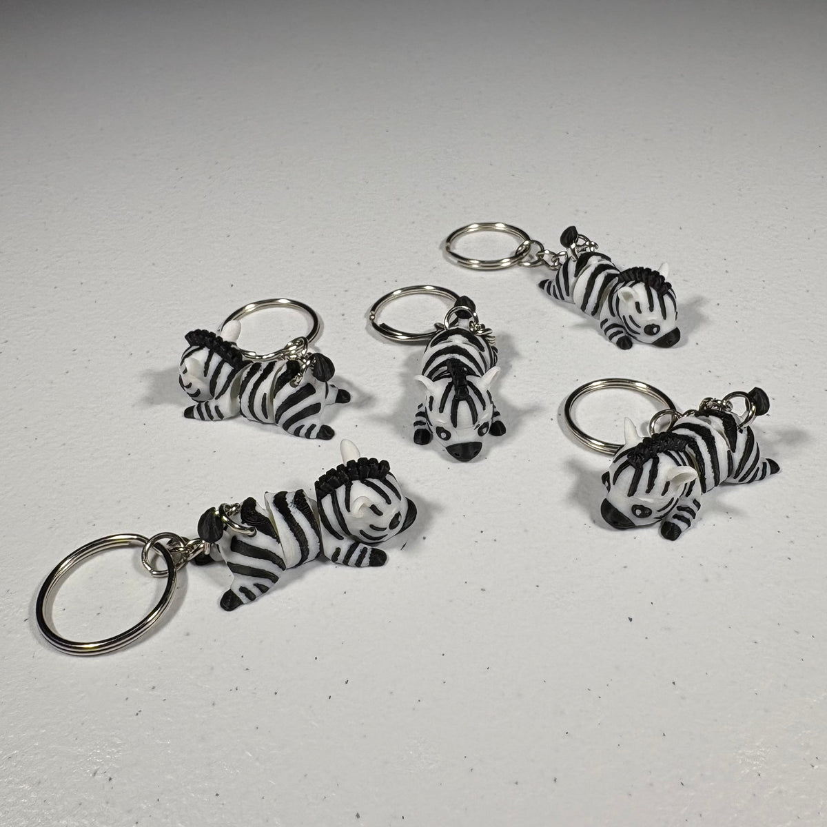 Zebra Keychain
