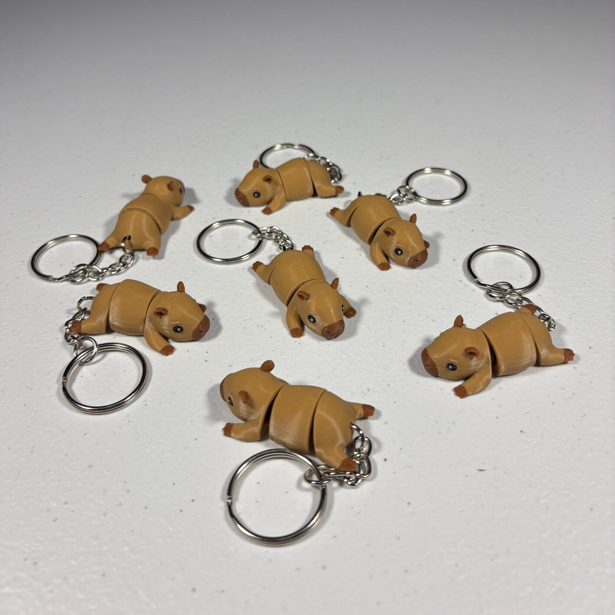 Capybara Keychain