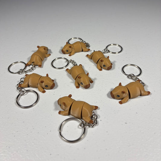 Capybara Keychain