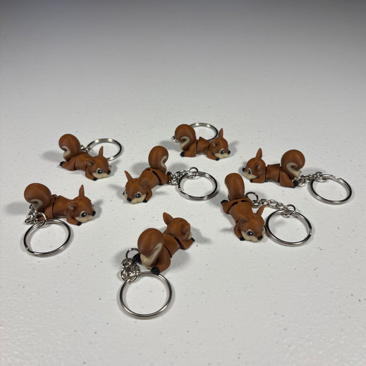 Squirrel Keychain